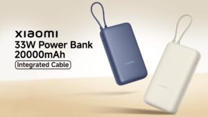 Xiaomi 33W Power Bank 20000mAh (Integrated Cable) Tan GL