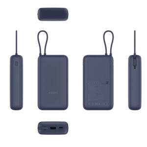 Xiaomi 33W Power Bank 20000mAh (Integrated Cable) Blue GL