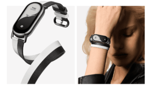 Xiaomi Smart Band 8 Double Wrap Strap - Black and white