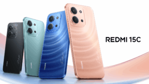 Redmi 15C Midnight Black 4GB RAM 128GBROM