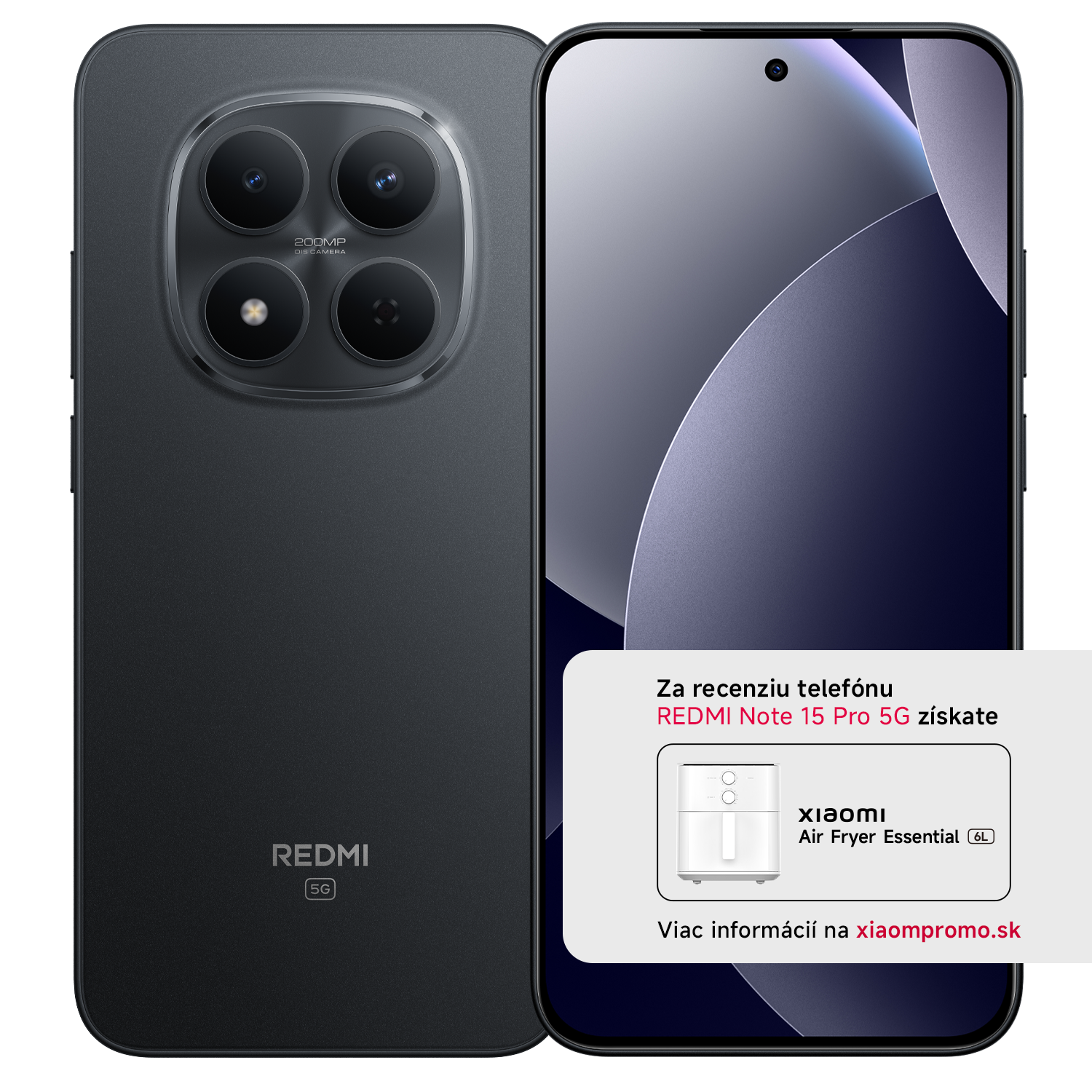 REDMI Note 15 Pro 5G Black 8+512GB – Obrázok 4