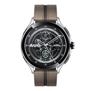 Xiaomi Watch 2 Pro - Bluetooth® Silver Case with Brown Leather Strap
