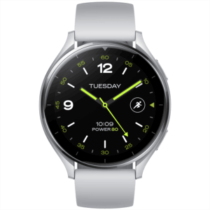 Xiaomi Watch 2 Sliver Case With Gray TPU Strap
